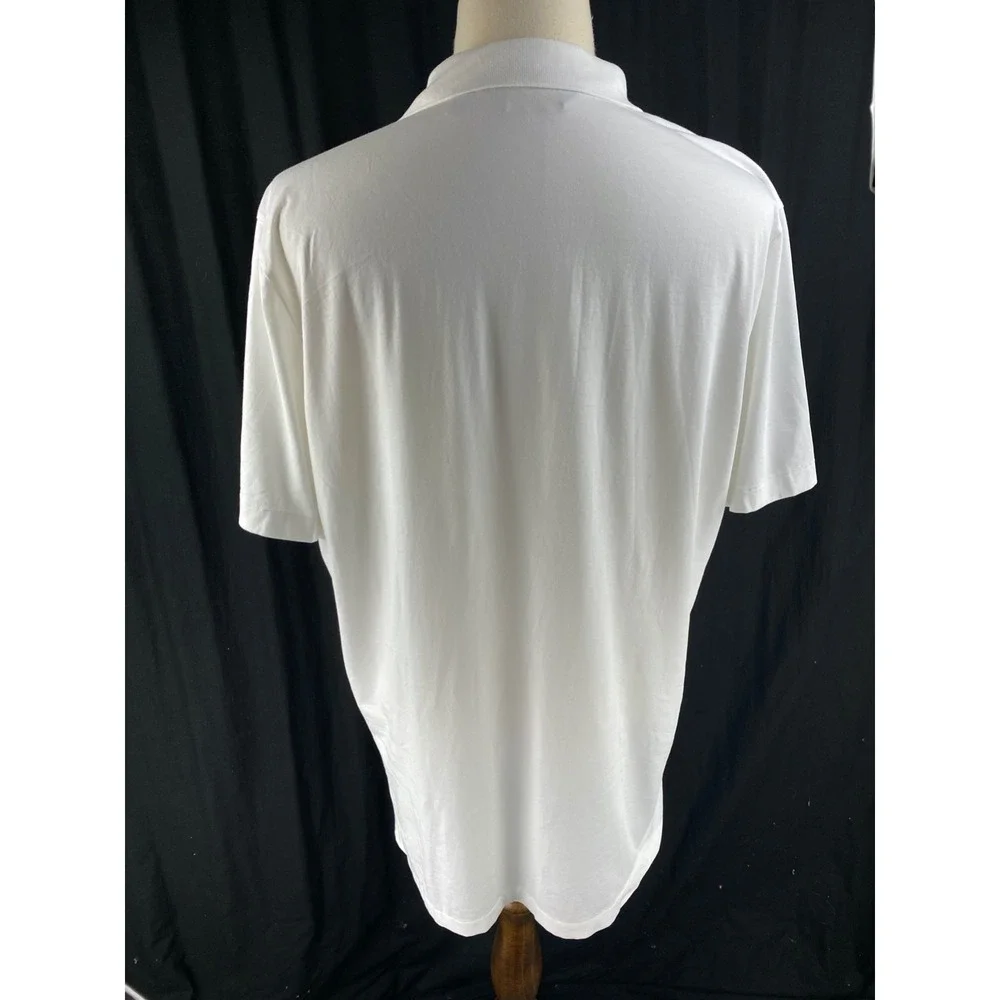 Polo Ralph Lauren PGA Ocean Course Golf Polo Shirt‎ L White Wicking Athletic